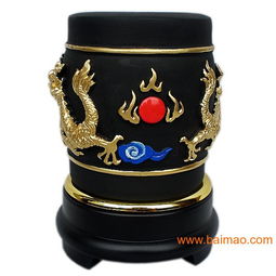 炭雕筆筒 高端商務(wù)辦公的精致之選